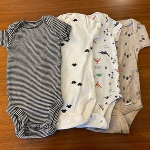 4-pack of Newborn Onsies